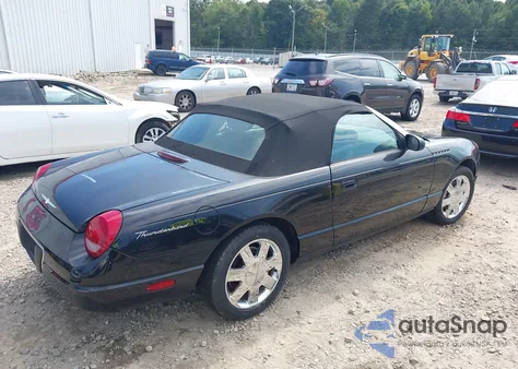 2002 Ford Thunderbird из США, поврежденный, VIN 1FAHP60A02Y125388